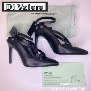 OFF-WHITE Décolleté In Black With Crossed Details